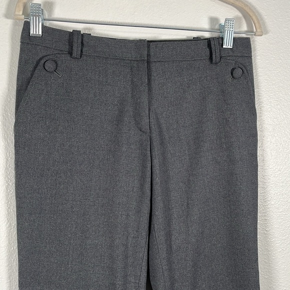 Tory Burch Pants - Tory Burch gray wool straight leg trouser pants size 2